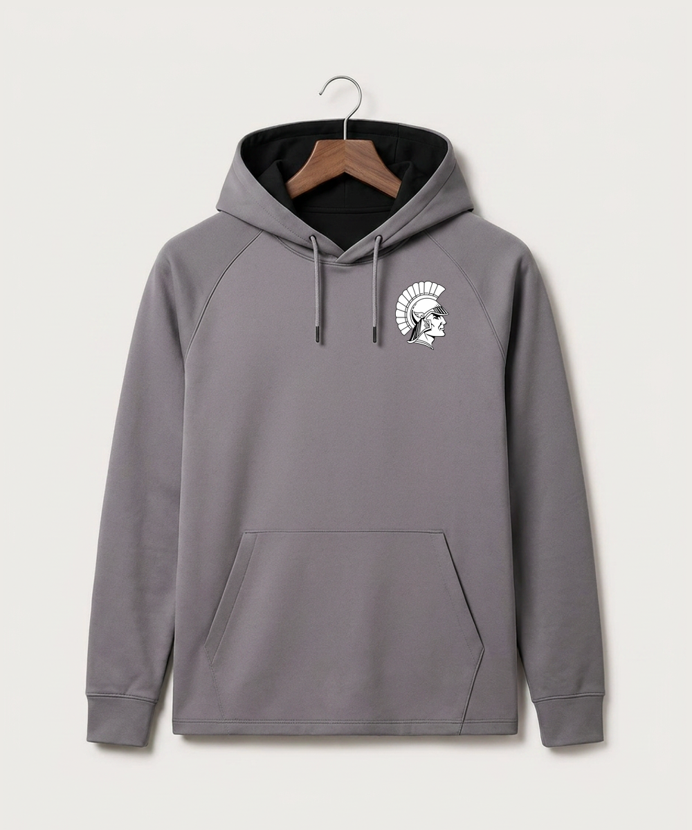 Wauwatosa West Football - Gray Hoodie - Left Chest