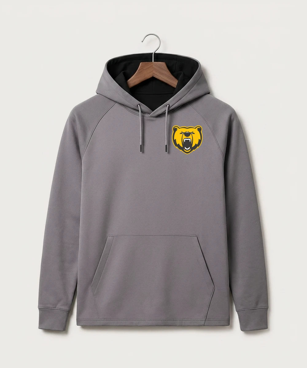 Byron High School Volleyball (Girls) - Gray Hoodie - Left Chest