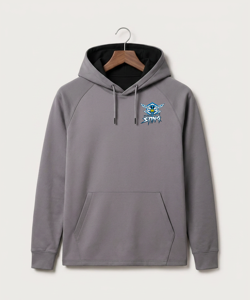 Minnesota Sting Athletics - Gray Hoodie - Left Chest