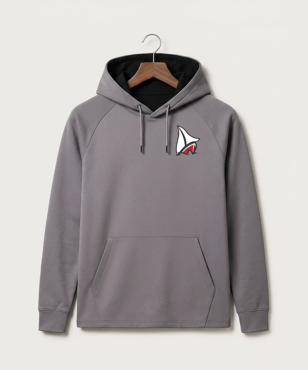 Detroit Lakes Community High School Football (Boys) - Gray Hoodie - Left Chest