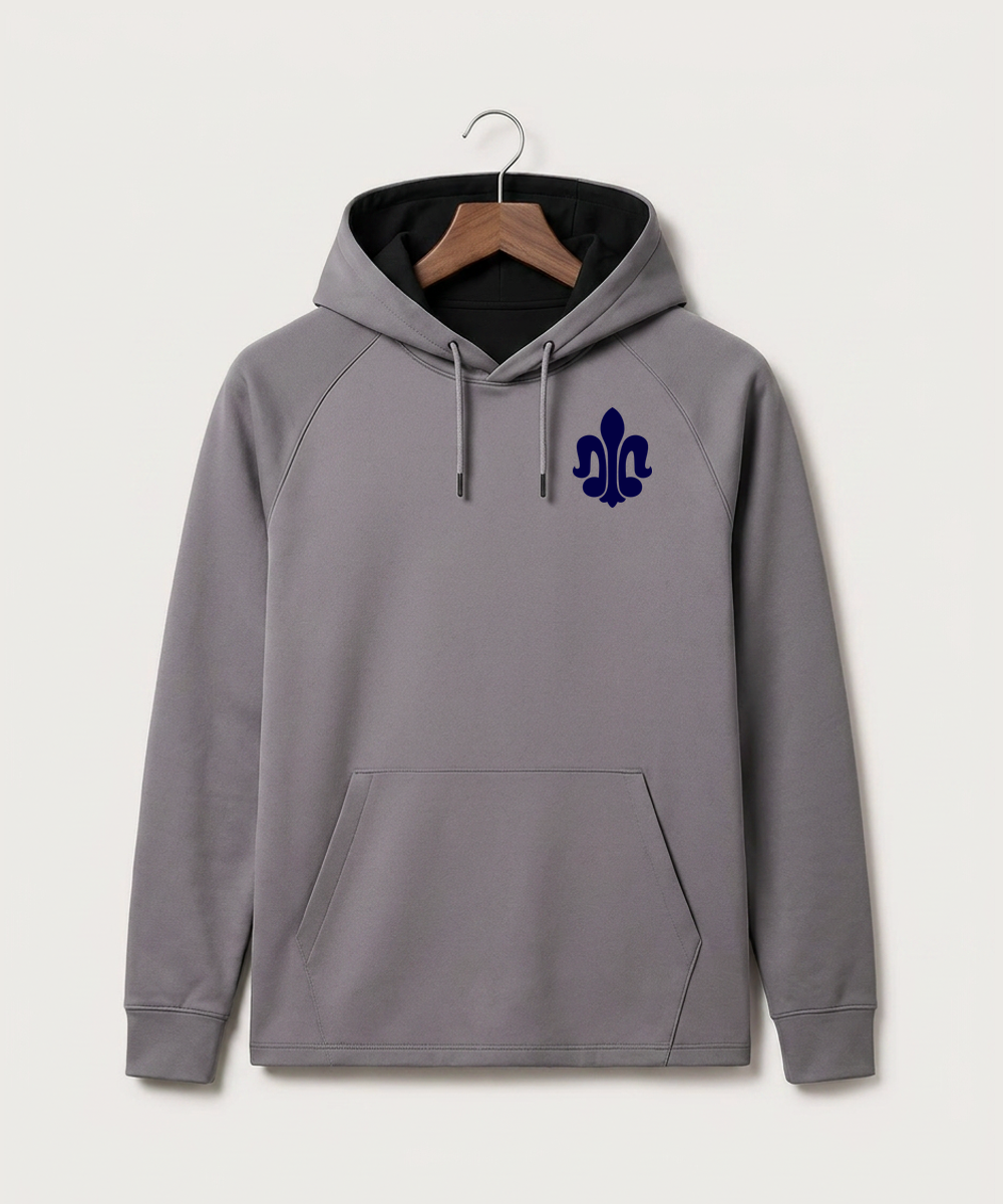 Saint Peter High School Athletics - Gray Hoodie - Left Chest