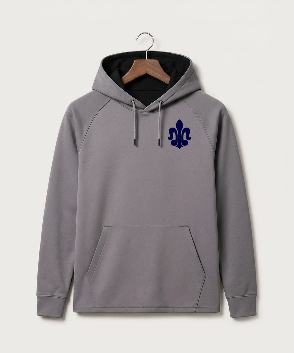 Saint Peter High School Athletics - Gray Hoodie - Left Chest