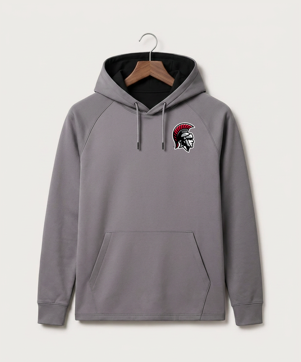 Worthington High School Football (Boys) - Gray Hoodie - Left Chest