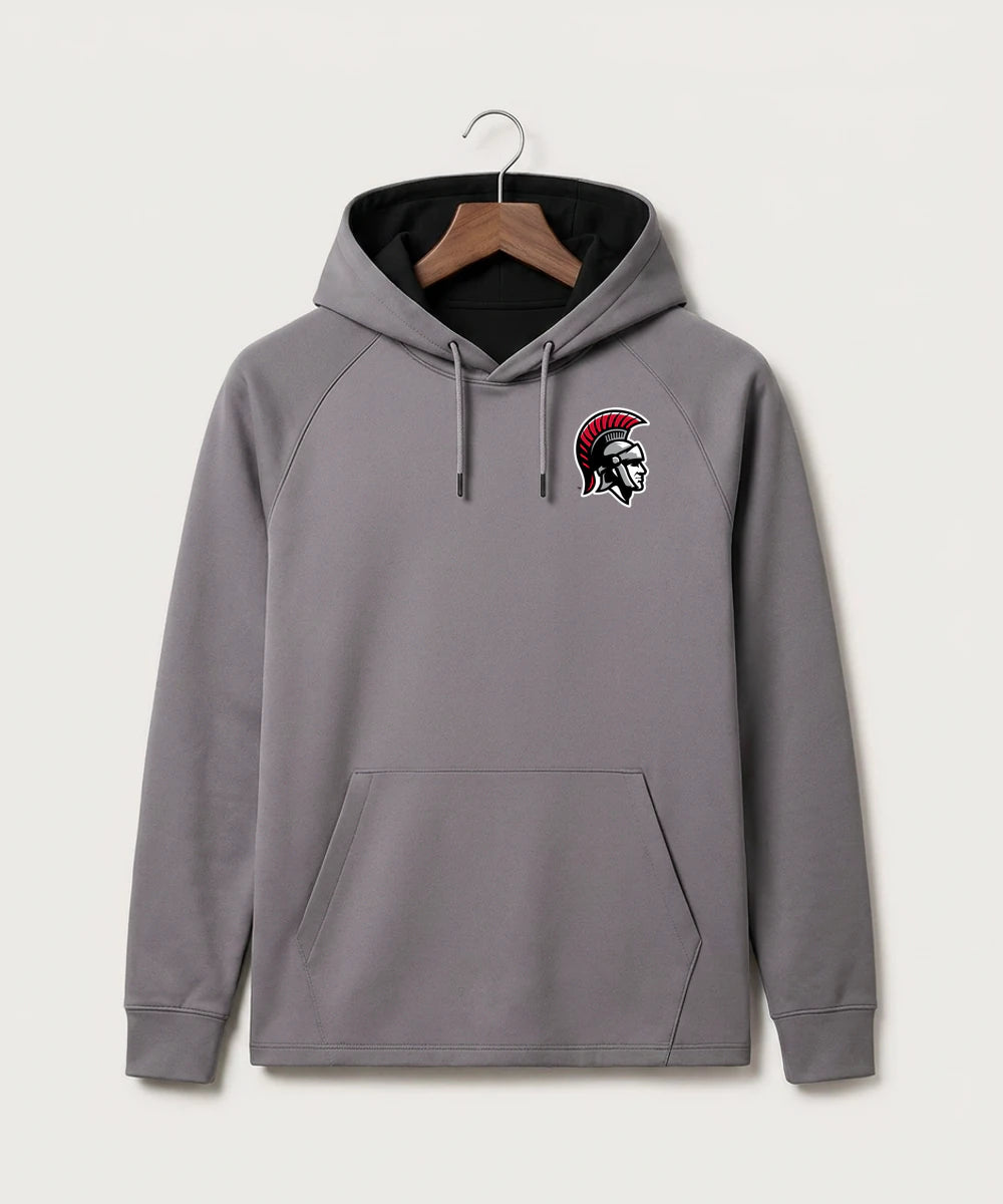 Worthington High School Football (Boys) - Gray Hoodie - Left Chest