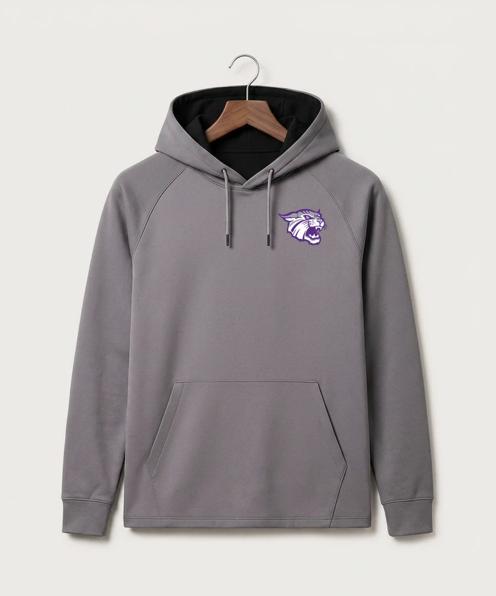 Goodhue High School Volleyball (Girls) - Gray Hoodie - Left Chest