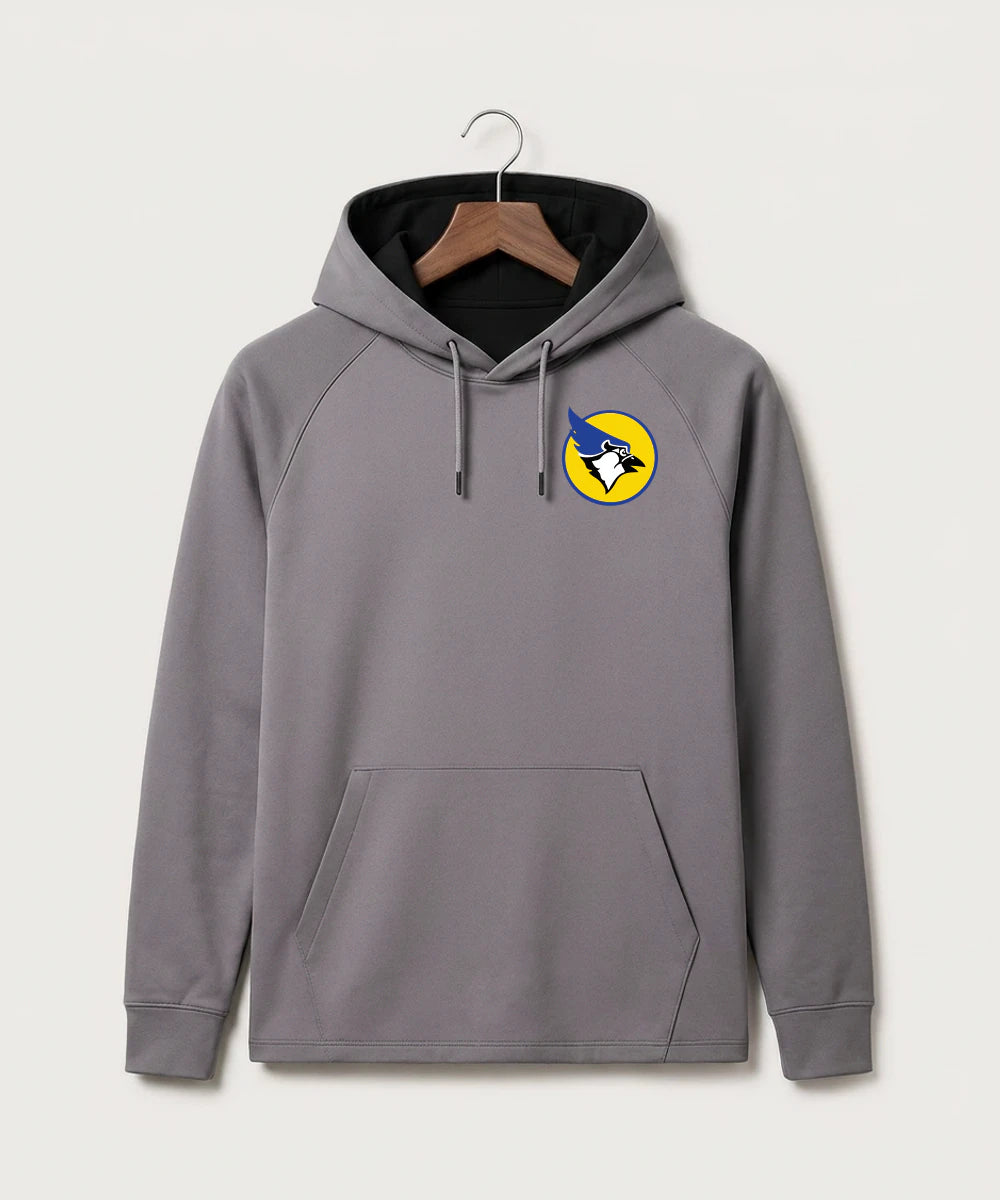 Waseca High School Football (Boys) - Gray Hoodie - Left Chest