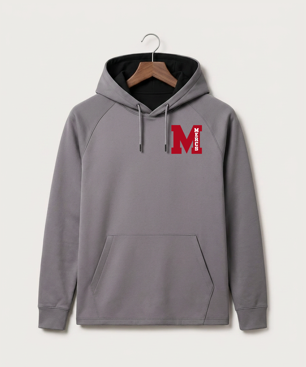 Mcgregor High School Volleyball (Girls) - Gray Hoodie - Left Chest