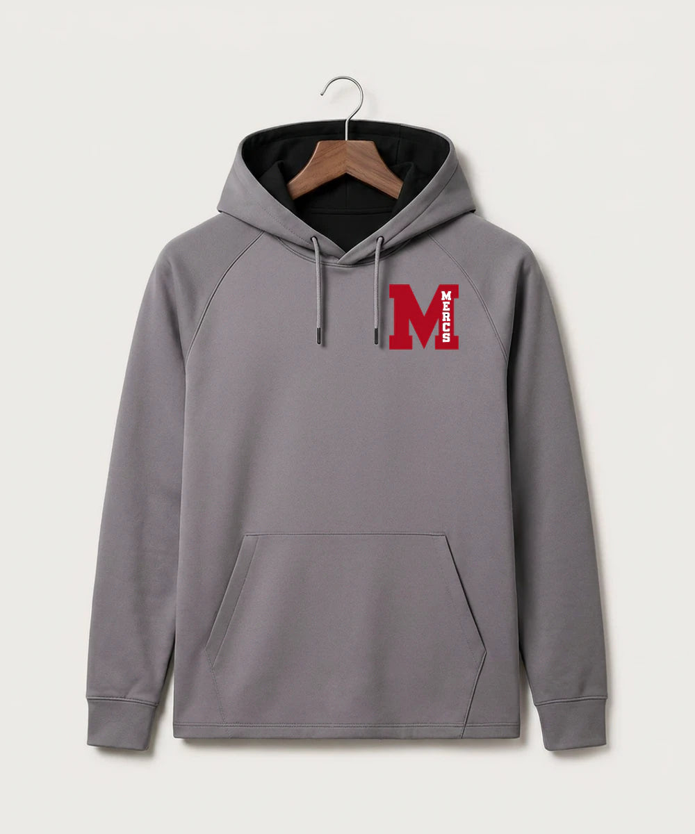 Mcgregor High School Volleyball (Girls) - Gray Hoodie - Left Chest