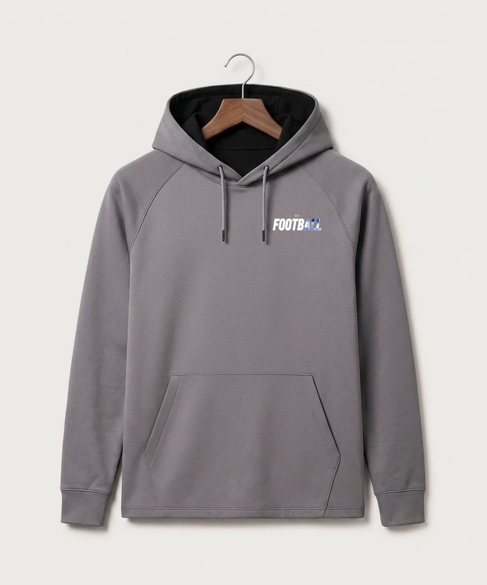 West Bend West High School Football - Gray Hoodie - Left Chest