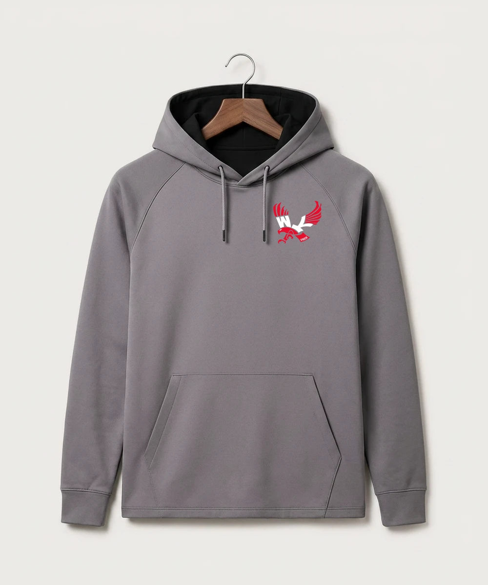 Wabasha Kellogg High School Volleyball (Girls) - Gray Hoodie - Left Chest