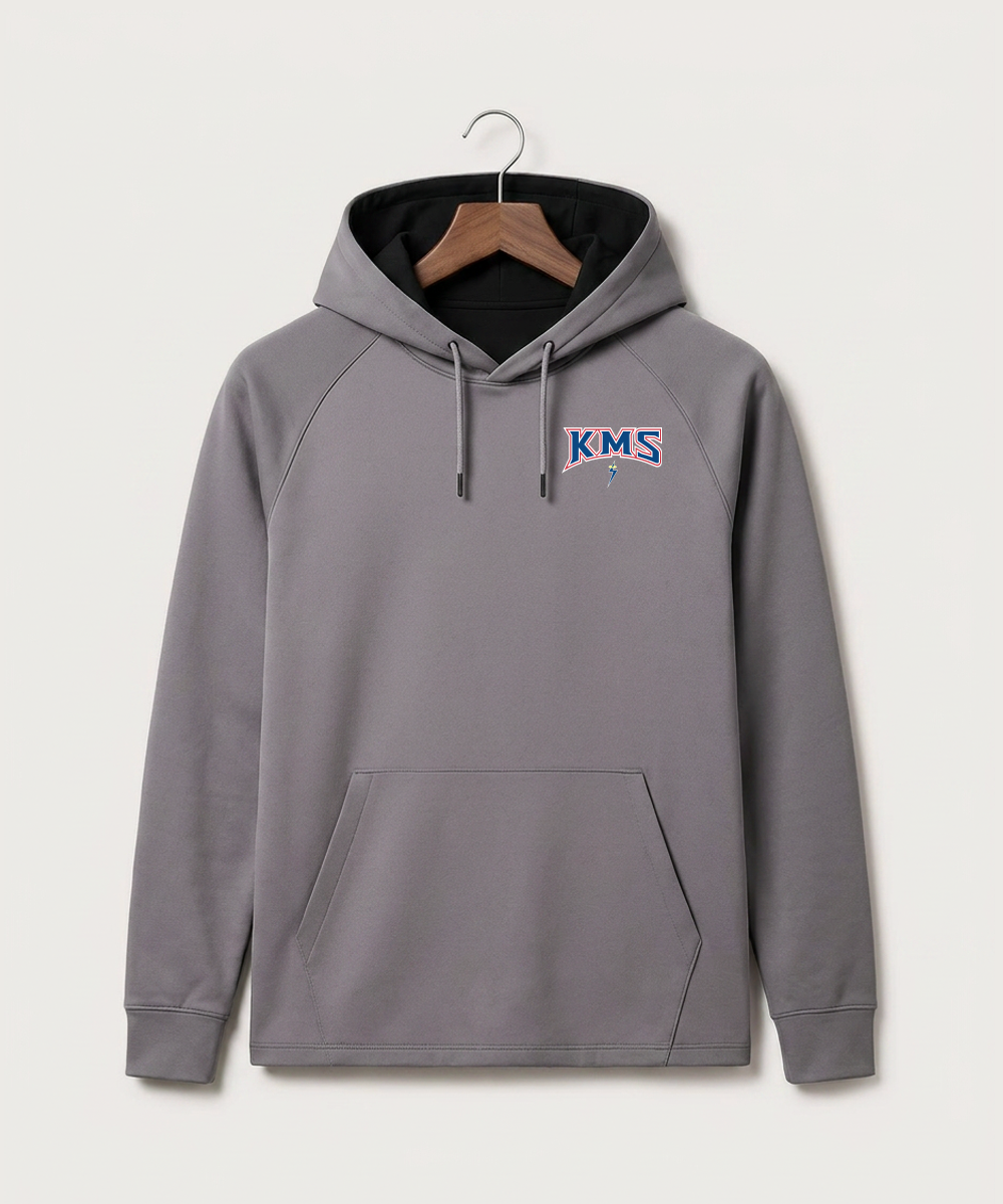 Kerkhoven-Murdock-Sunburg High School Football (Boys) - Gray Hoodie - Left Chest