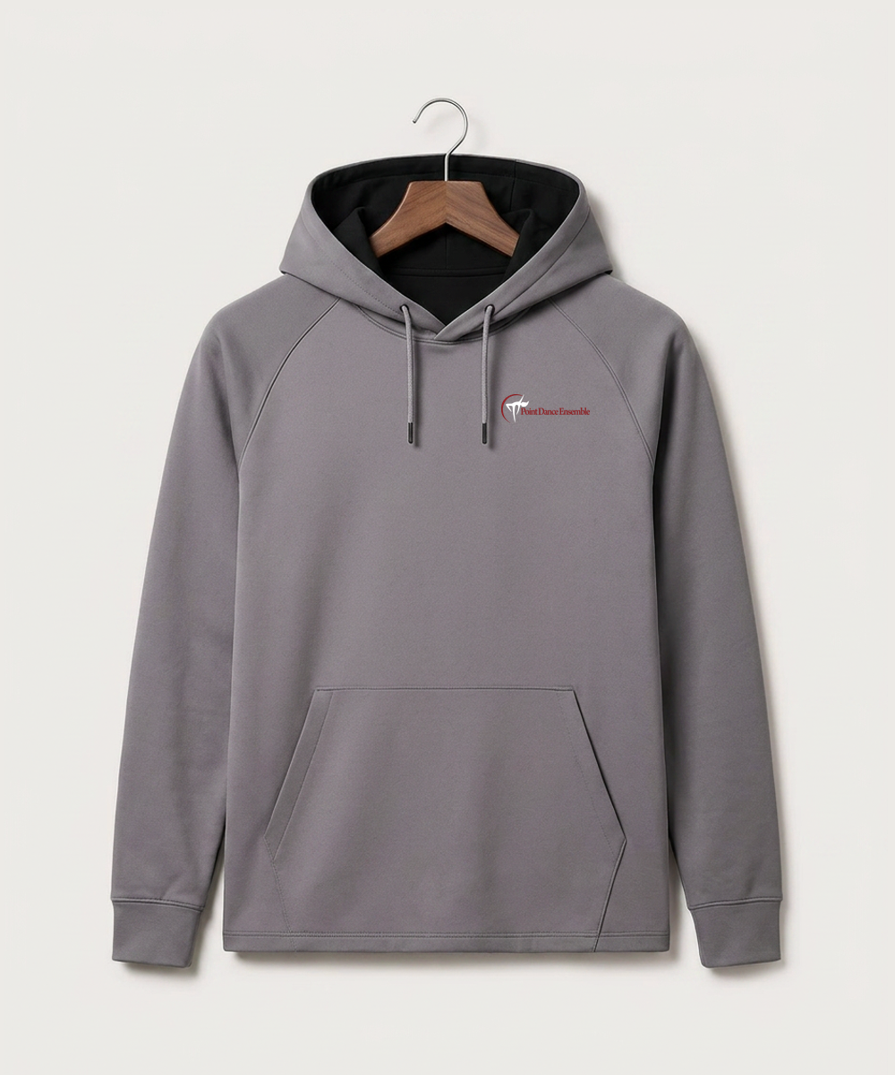 Point Dance Ensemble Dance - Gray Hoodie - Left Chest