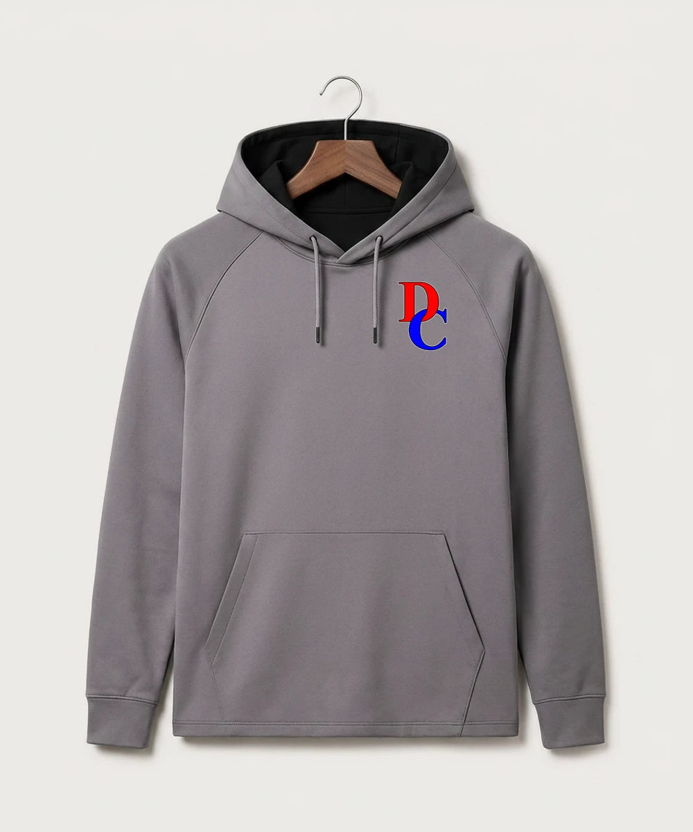 Davenport Central High School Volleyball (Girls) - Gray Hoodie - Left Chest