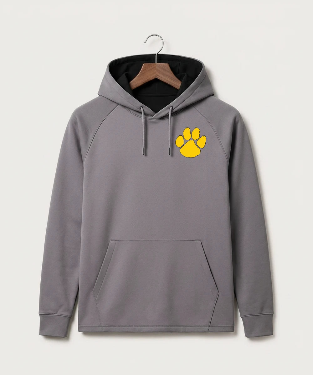 Plainview Elgin Millville H S Football (Boys) - Gray Hoodie - Left Chest