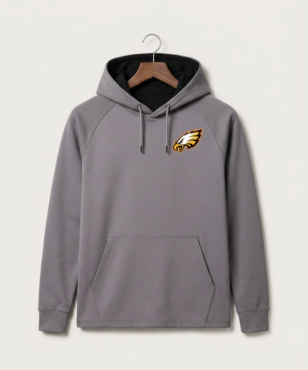 Dover-Eyota High School Football (Boys) - Gray Hoodie - Left Chest