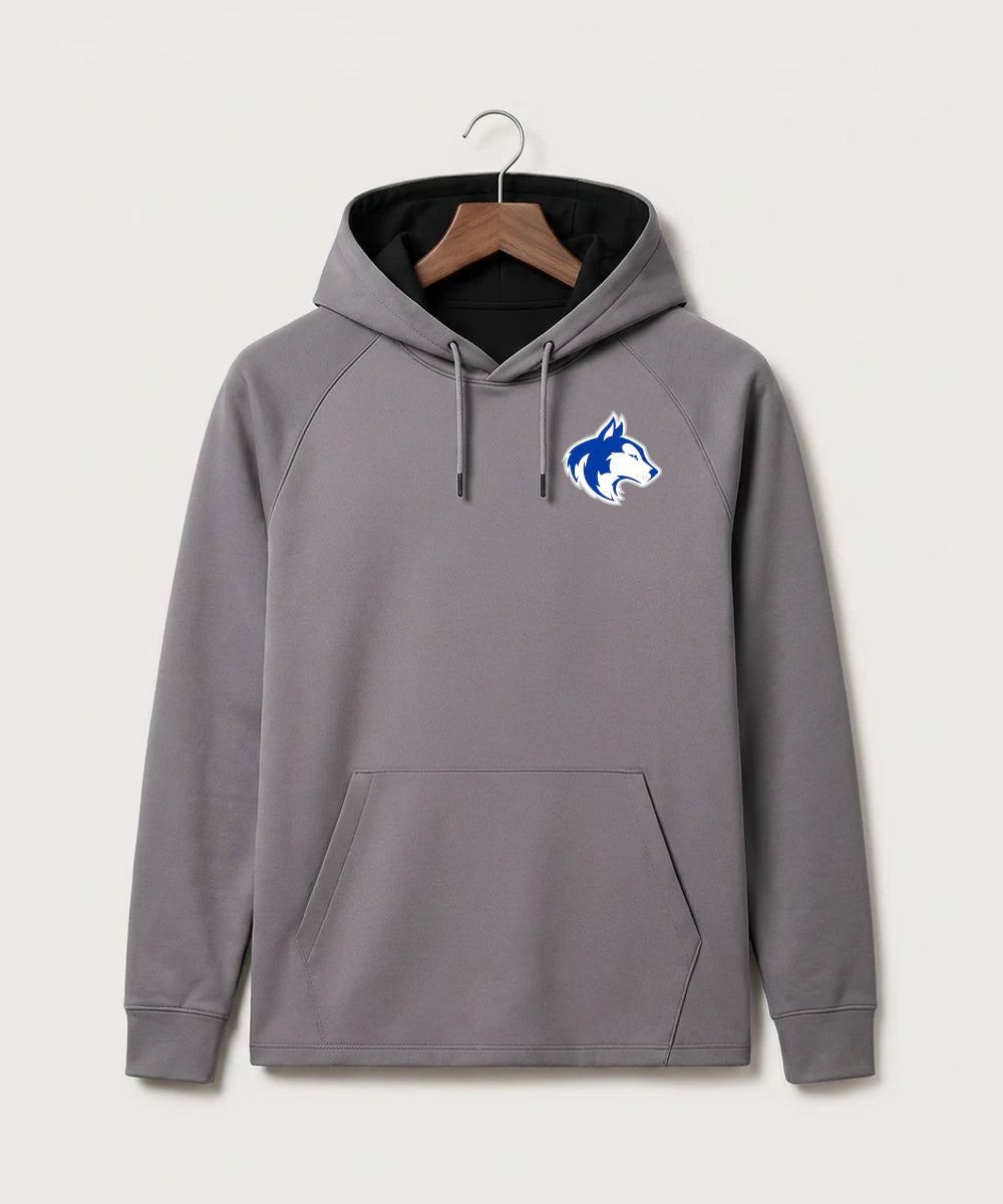 Owatonna High School Volleyball (Girls) - Gray Hoodie - Left Chest