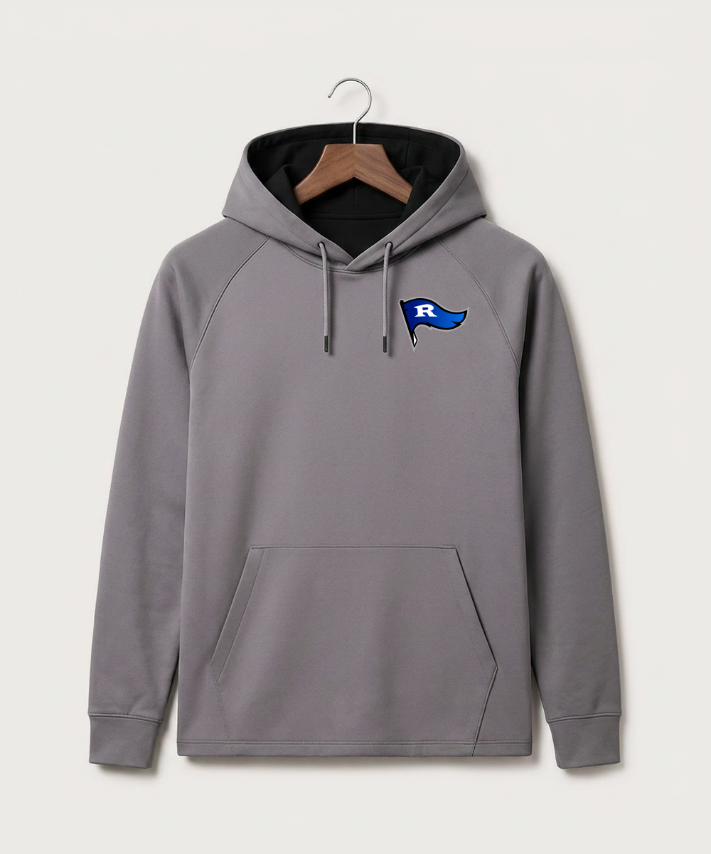 Red Lake County Central Football (Boys) - Gray Hoodie - Left Chest