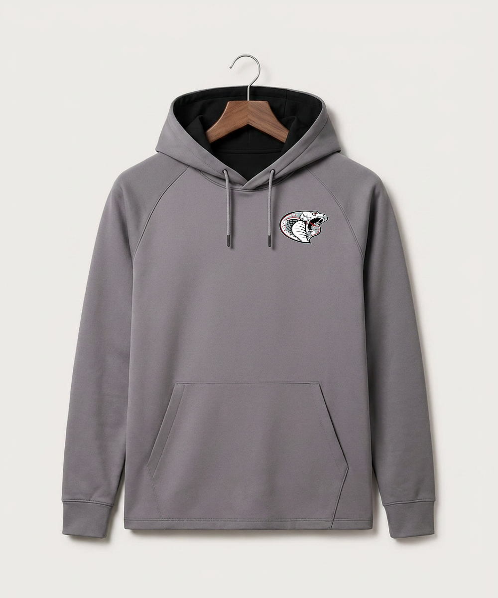 Triton High School Volleyball (Girls) - Gray Hoodie - Left Chest