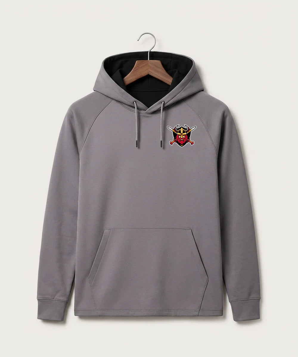Mille Lacs High School Football (Boys) - Gray Hoodie - Left Chest