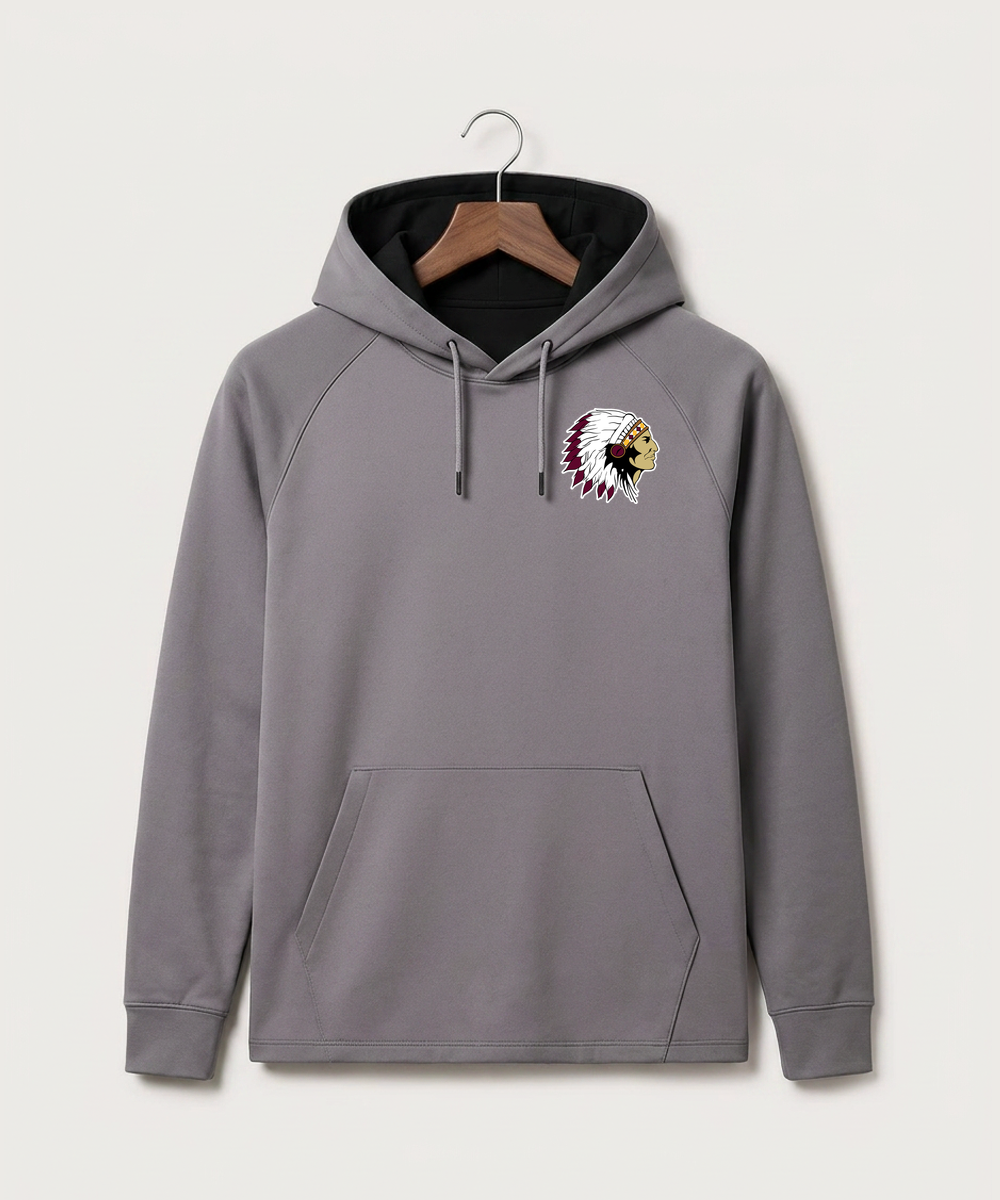 Stockton High School Football - Gray Hoodie - Left Chest