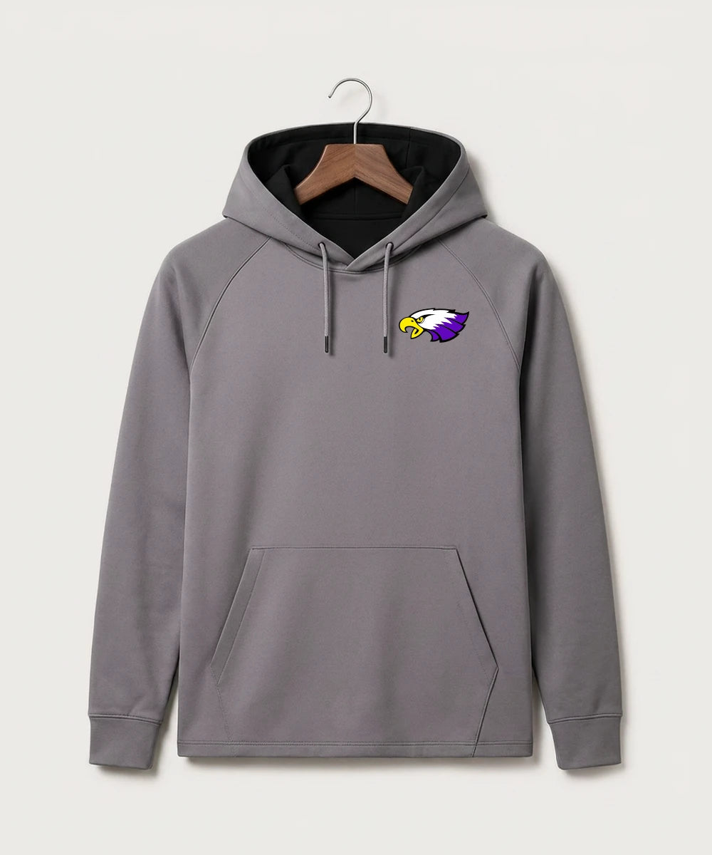 Red Wing High School Football - Gray Hoodie - Left Chest