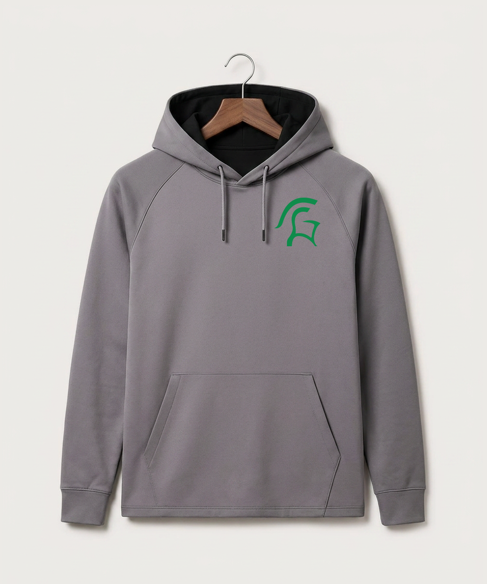 La Crescent High School Football (Boys) - Gray Hoodie - Left Chest