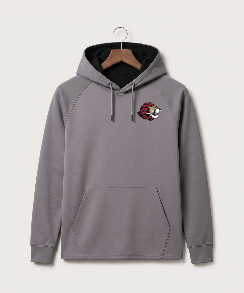 Spring Grove High School Football (Boys) - Gray Hoodie - Left Chest