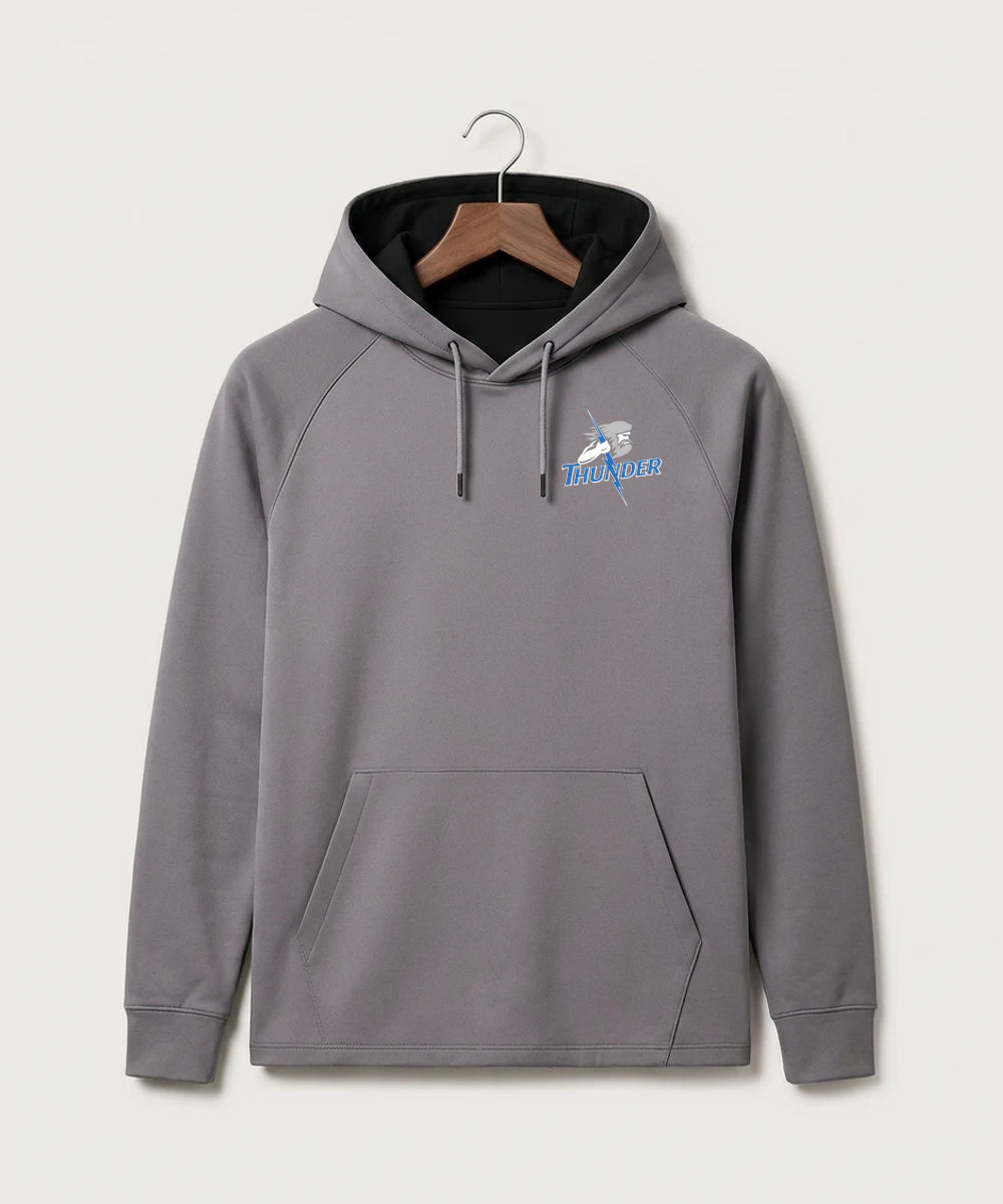 Long Prairie Grey Eagle High School Volleyball (Girls) - Gray Hoodie - Left Chest