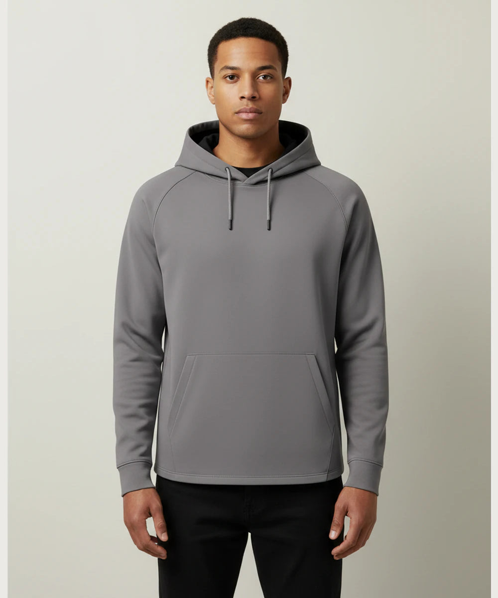 Ashwaubenon High School Football (Boys) - Gray Hoodie - Full Front (model)