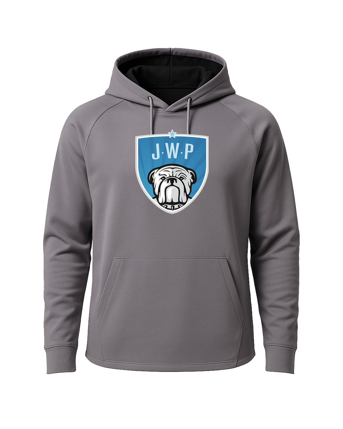 JWP Football - Gray Hoodie - Full Front