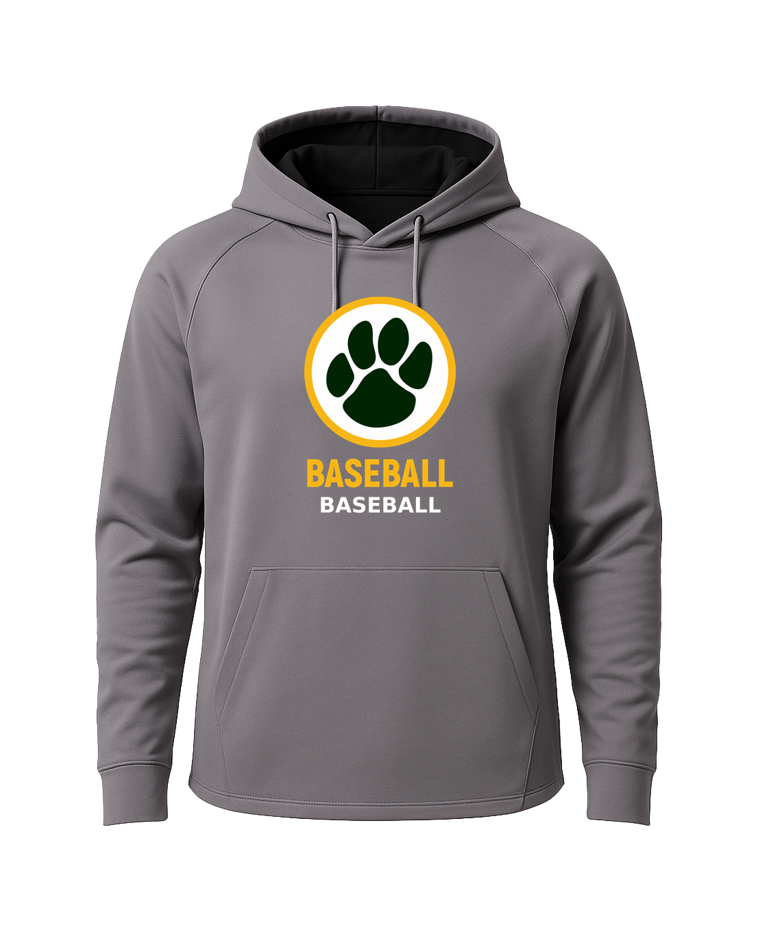 Ashwaubenon Baseball — final e2e test - Gray Hoodie - Full Front