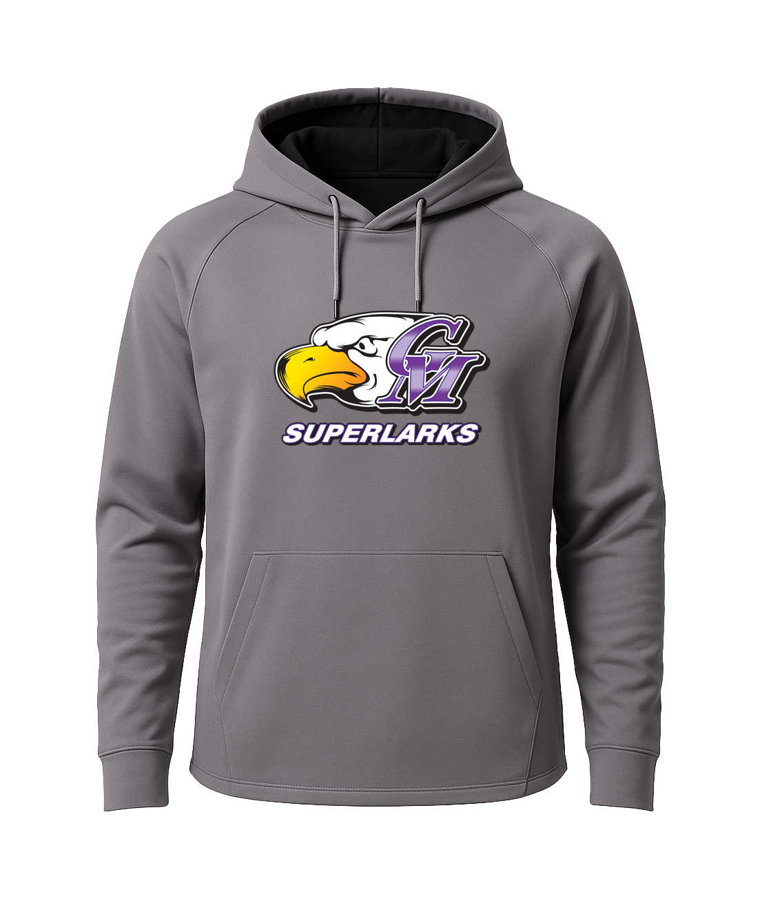 Grand Meadow Football - Gray Hoodie - Full Front