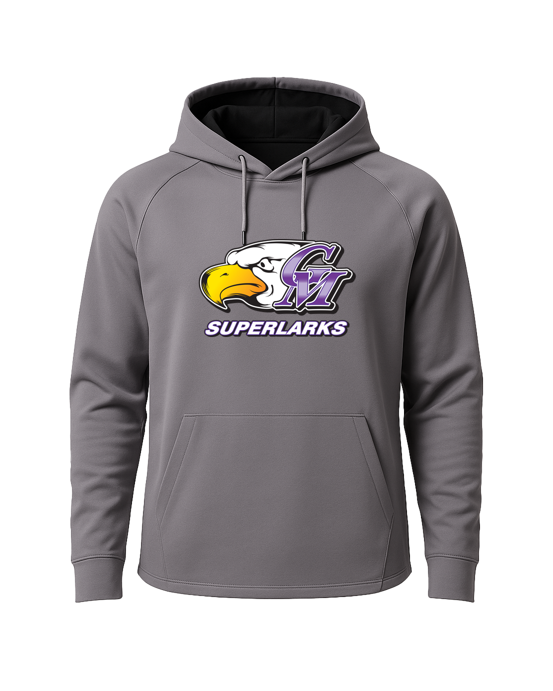 Grand Meadow Football - Gray Hoodie - Full Front