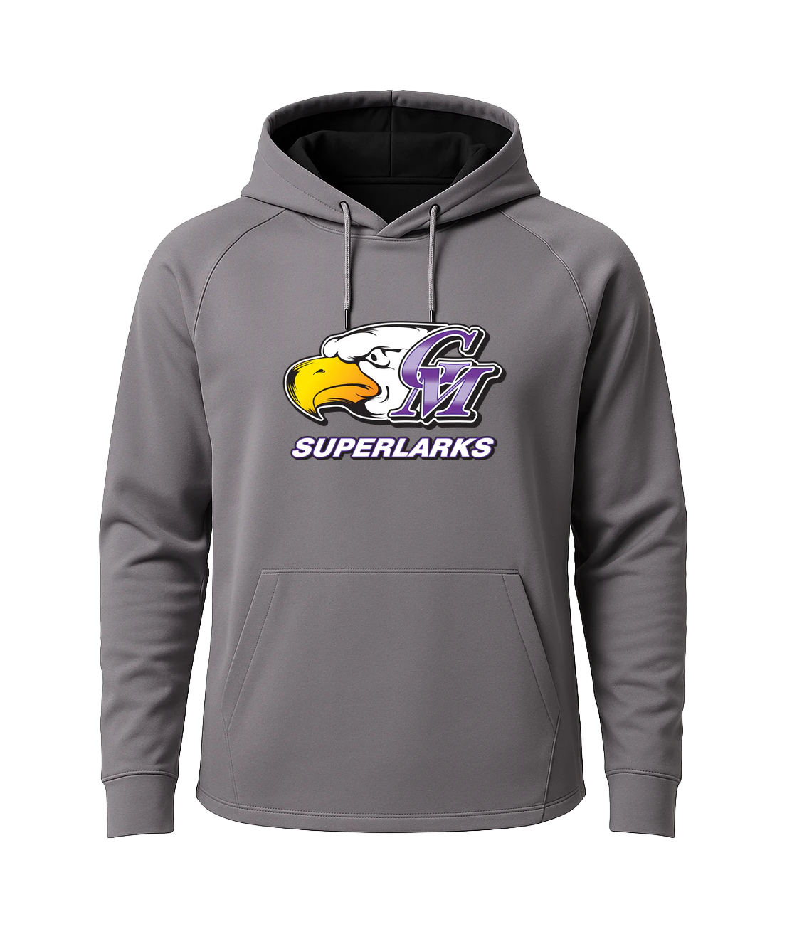 Grand Meadow Football - Gray Hoodie - Full Front