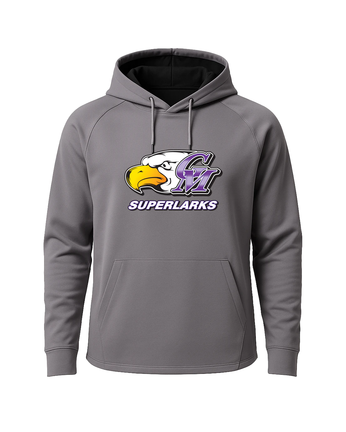 Grand Meadow Football - Gray Hoodie - Full Front