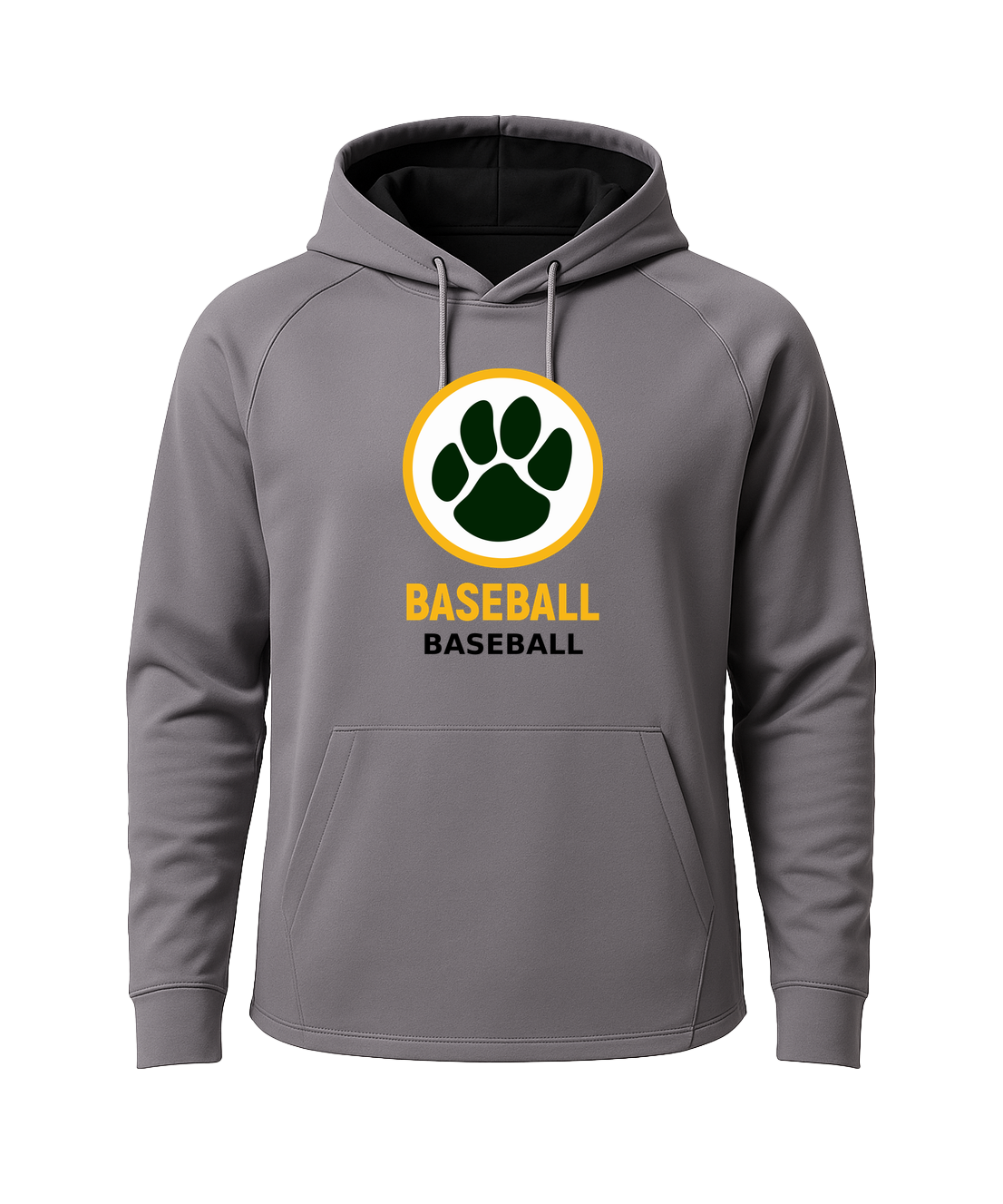 Ashwaubenon Baseball — final e2e test - Gray Hoodie - Full Front