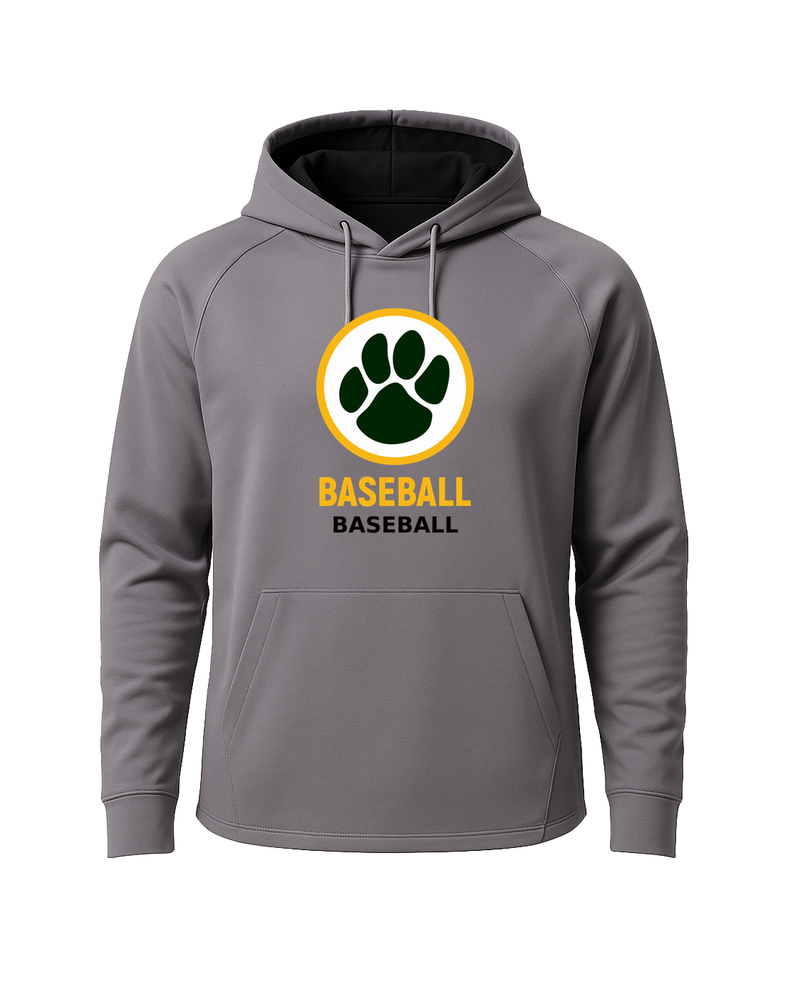 Ashwaubenon Baseball — final e2e test - Gray Hoodie - Full Front