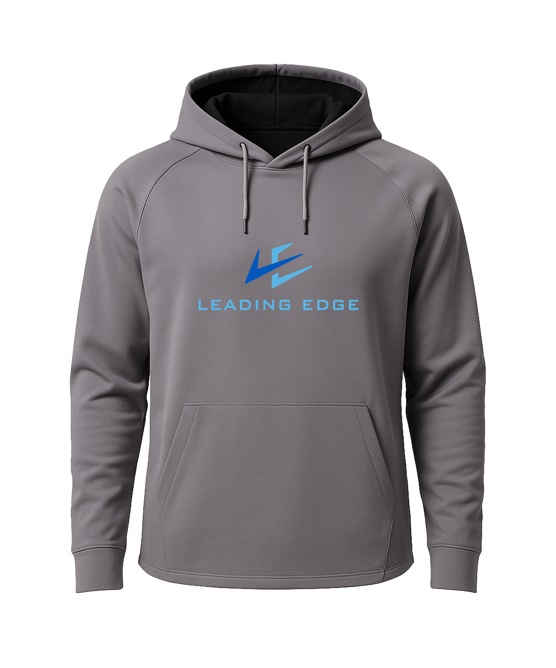 Leading Edge example_store - Gray Hoodie - Full Front