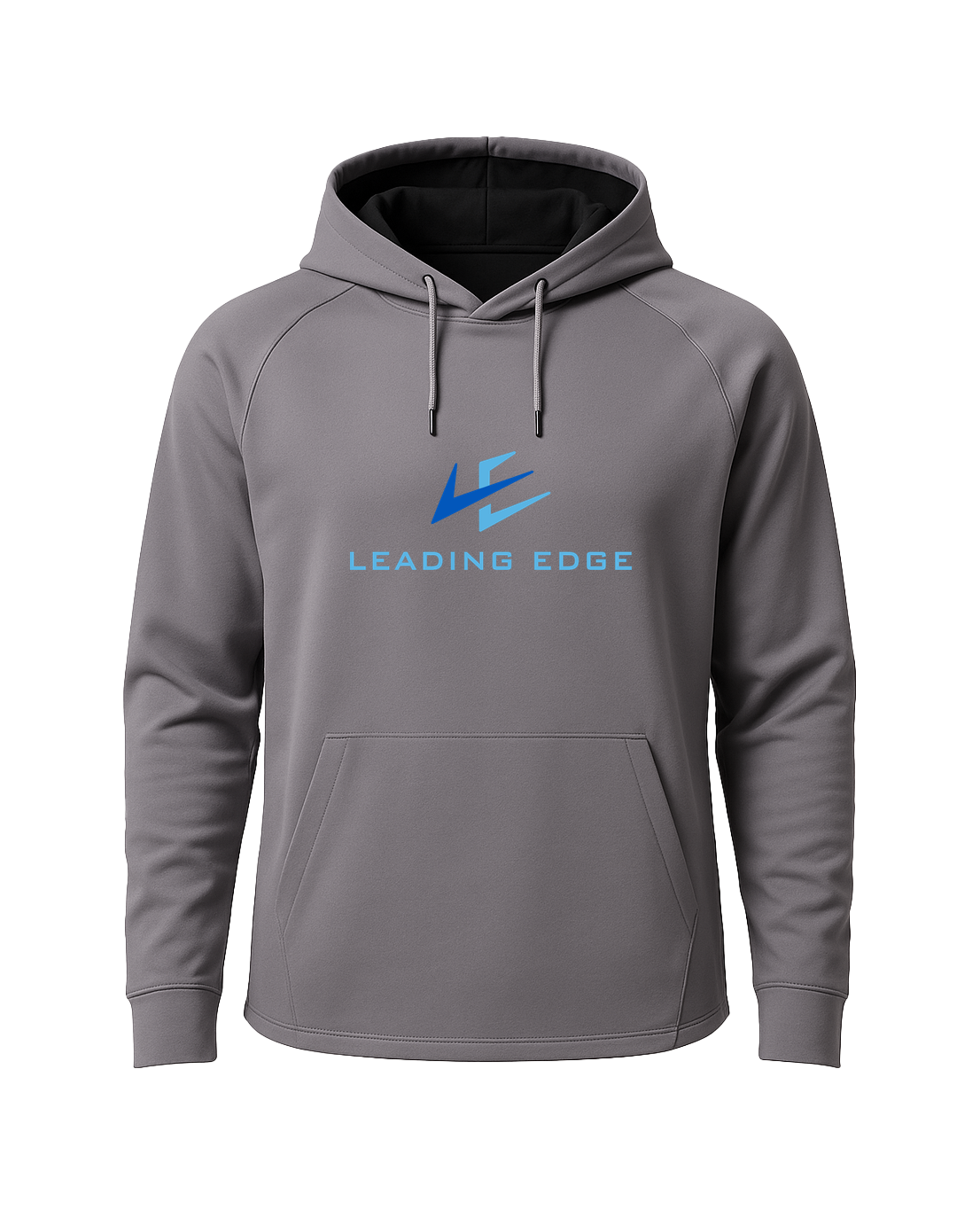 Leading Edge example_store - Gray Hoodie - Full Front