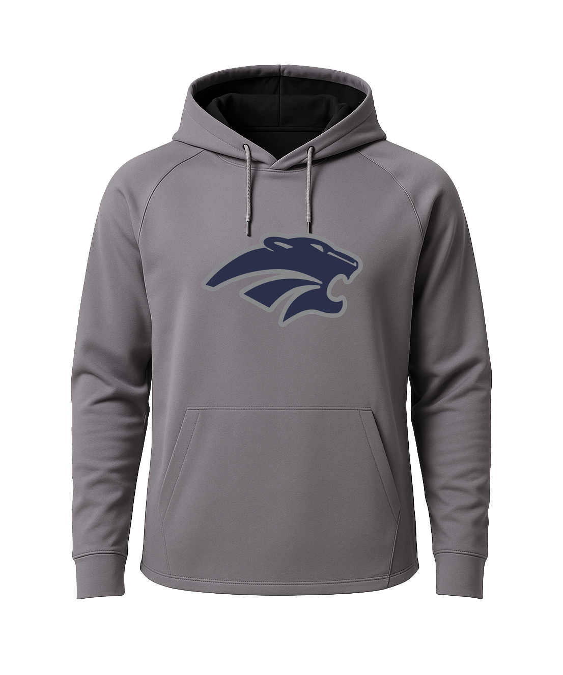 Zumbrota-Mazeppa Volleyball - Gray Hoodie - Full Front