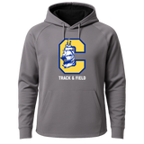 Clearview High School track_field - Gray Hoodie - Full Front