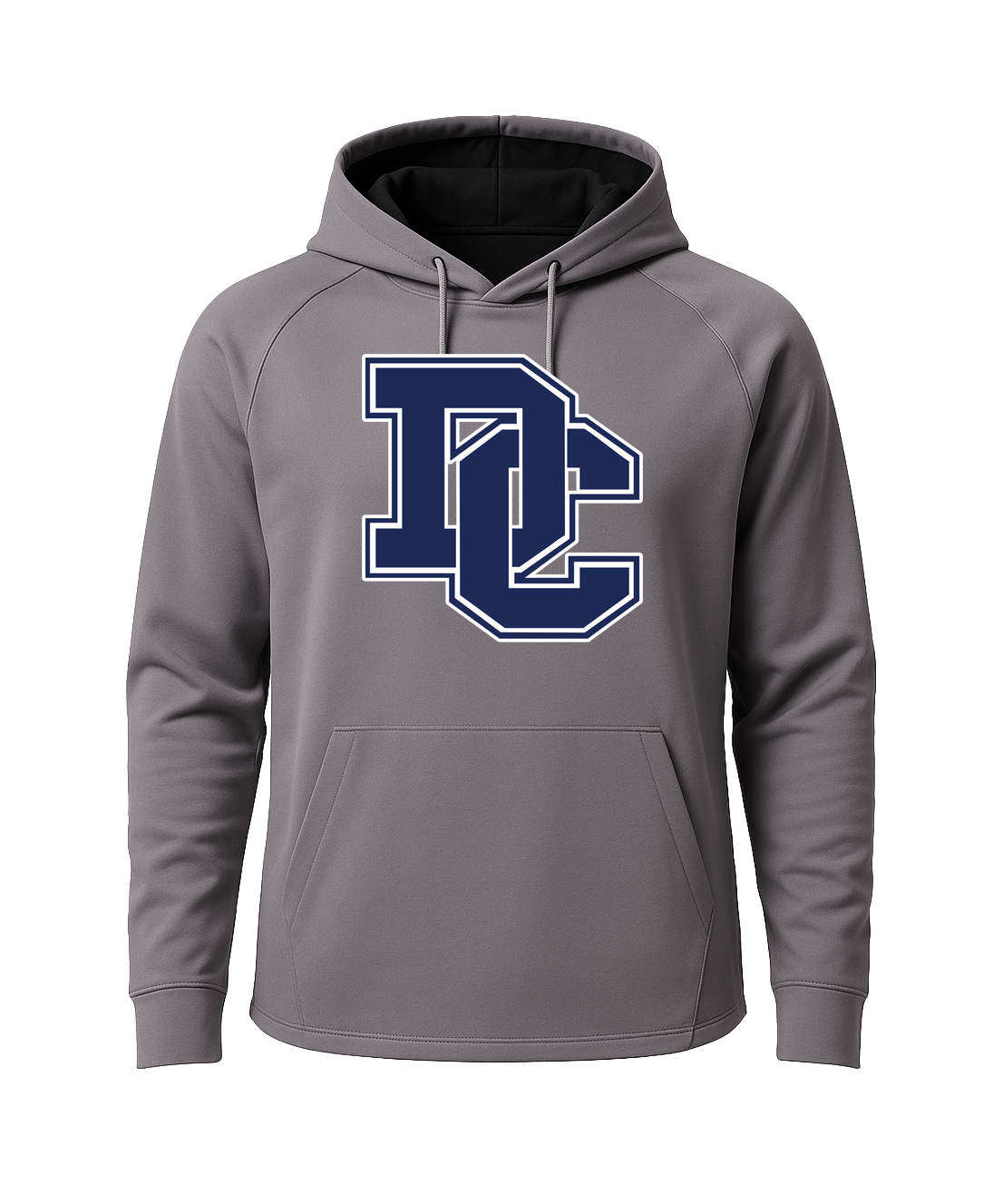 Dassel-Cokato Football - Gray Hoodie - Full Front
