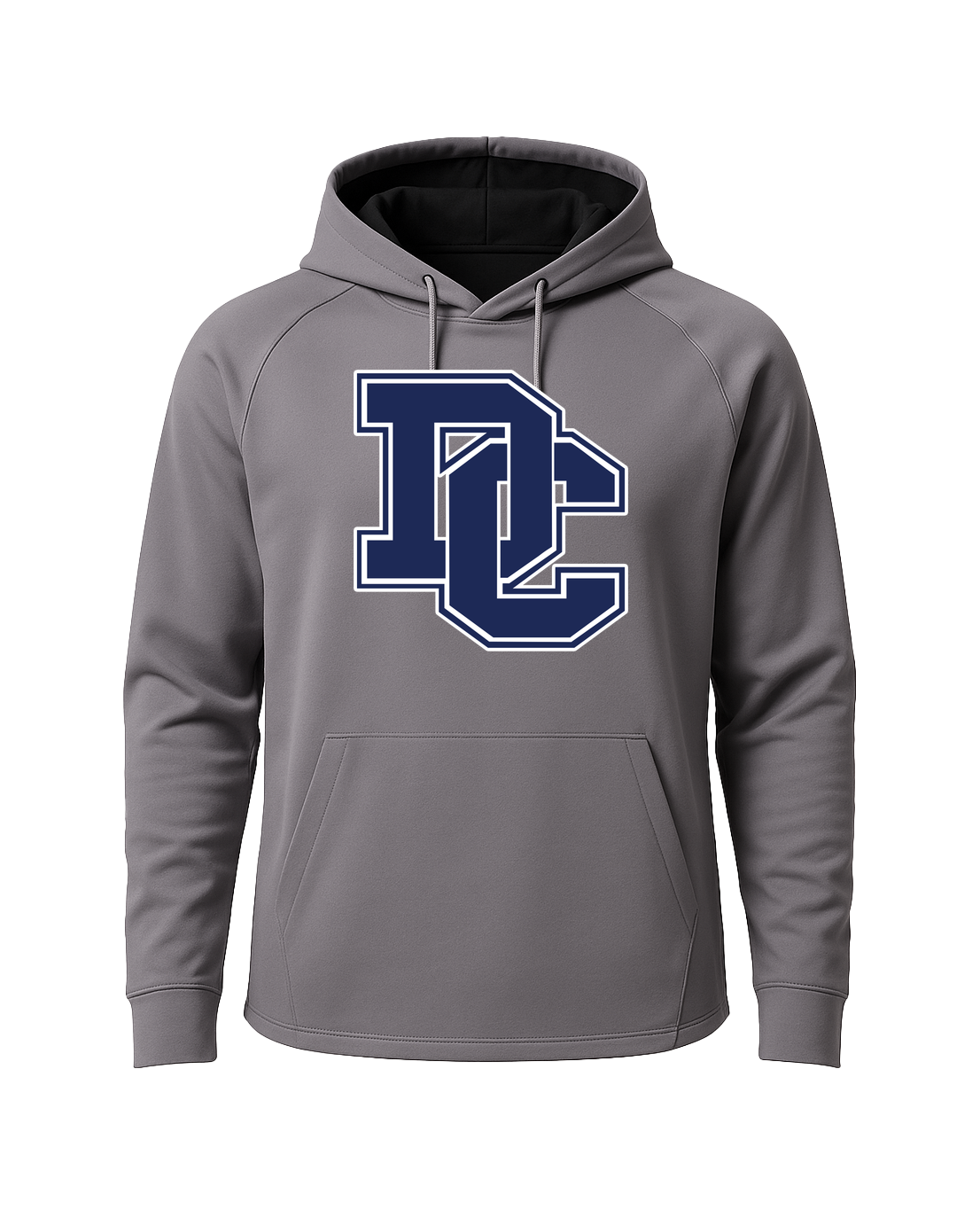 Dassel-Cokato Football - Gray Hoodie - Full Front