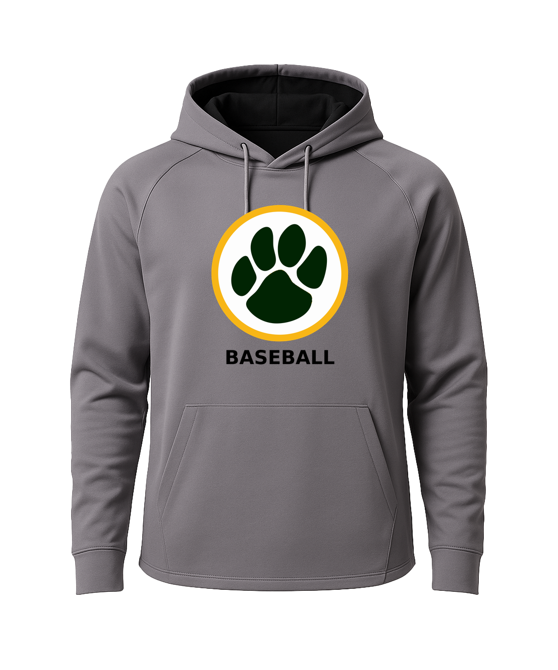 Ashwaubenon Baseball — final e2e test - Gray Hoodie - Full Front