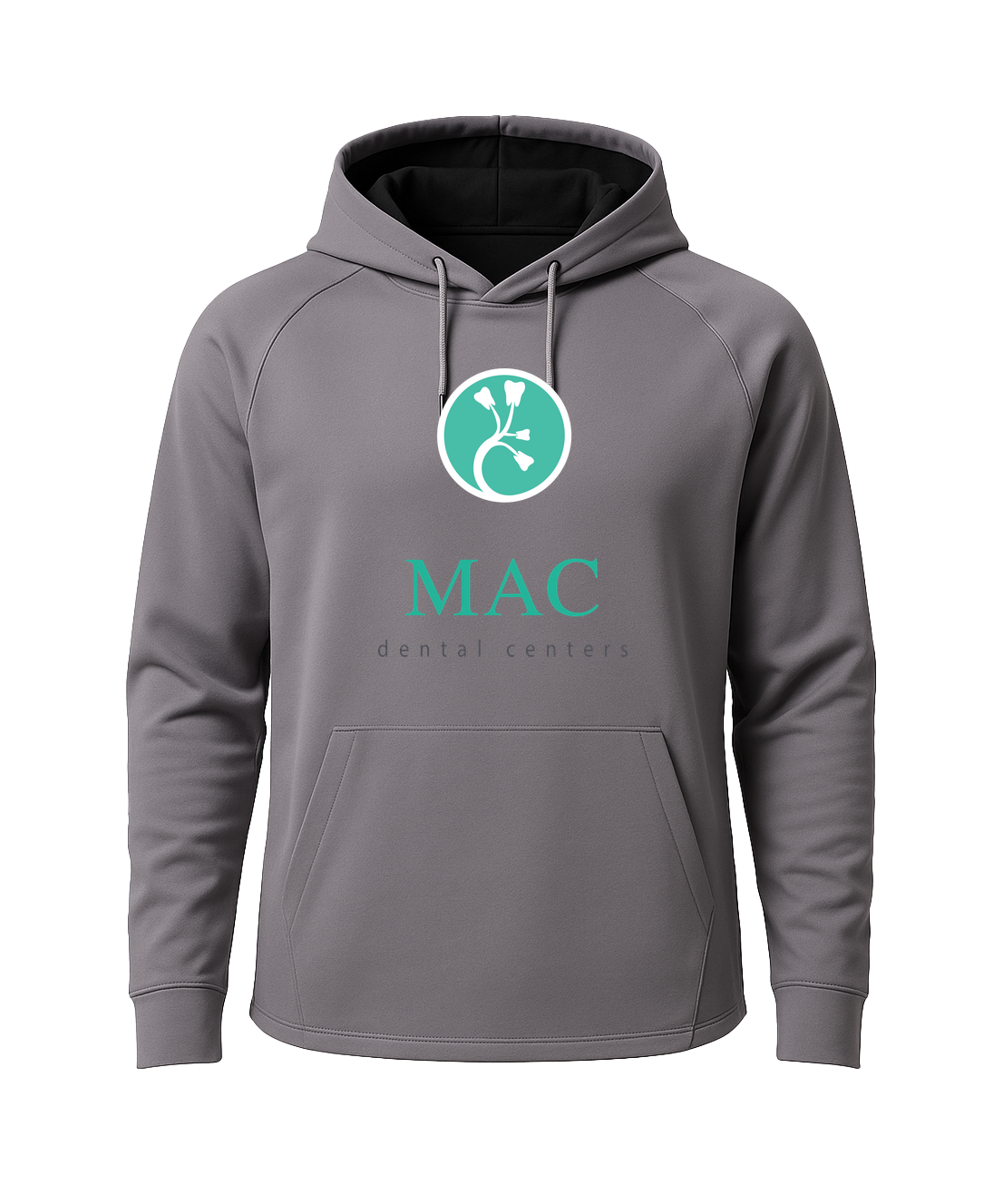 Mac Dental Business - Gray Hoodie - Full Front