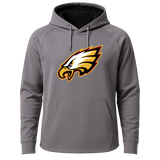 Dover-Eyota Football - Gray Hoodie - Full Front