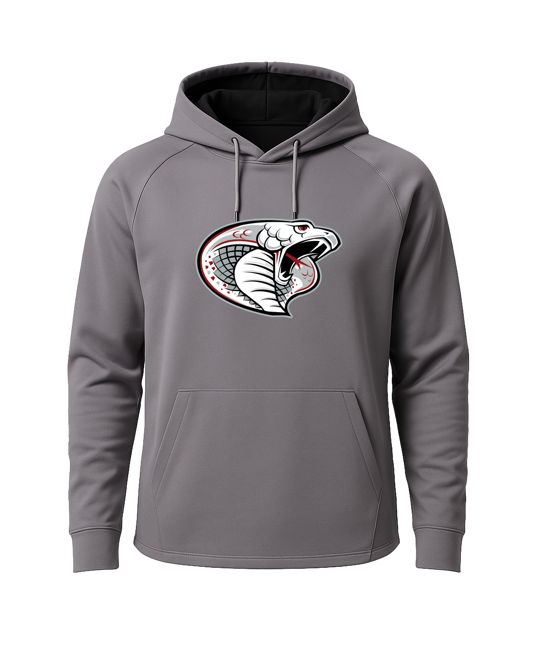 Triton Volleyball - Gray Hoodie - Full Front