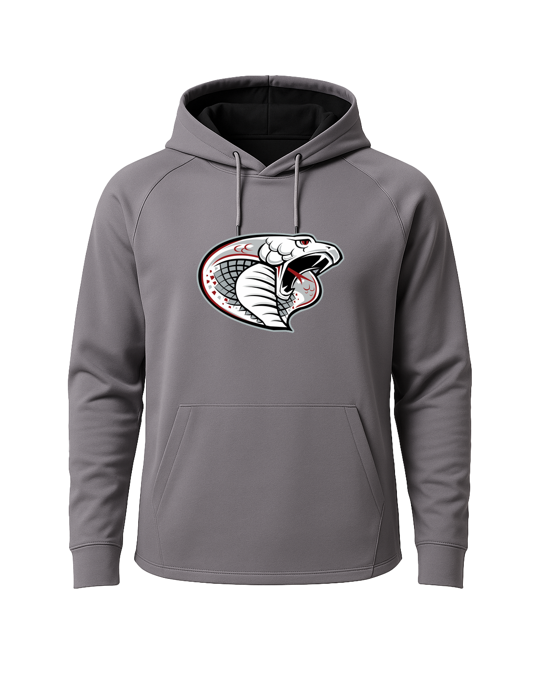 Triton Volleyball - Gray Hoodie - Full Front