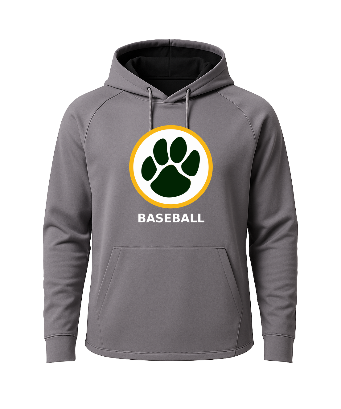 Ashwaubenon Baseball — final e2e test - Gray Hoodie - Full Front