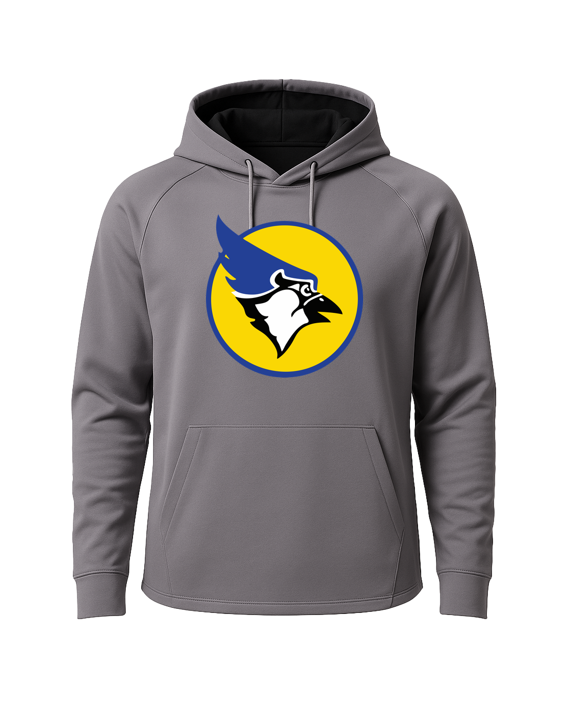 Waseca Football - Gray Hoodie - Full Front